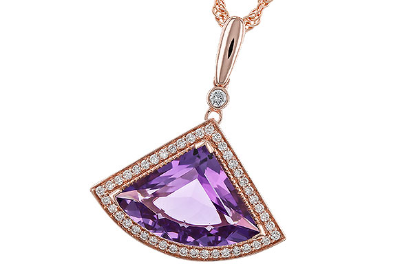 A293-02195: NECKLACE 2.80 AMETHYST 2.97 TGW