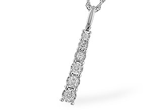 C292-17649: NECKLACE .25 TW