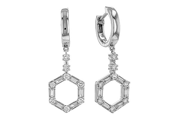 C293-01295: EARRINGS .23 BAG .60 TW