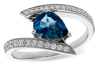 C293-01304: LDS RG 1.04 LONDON BLUE TOPAZ 1.28 TGW (8x6MM)