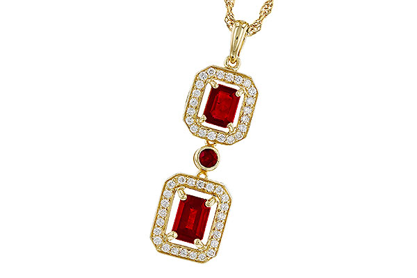 C293-04086: NECK 1.22 TW RUBY 1.43 TGW