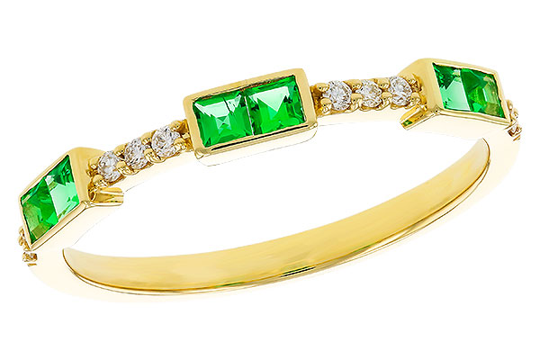 C293-04977: LDS WED RG .23 TW EMERALD .30 TGW