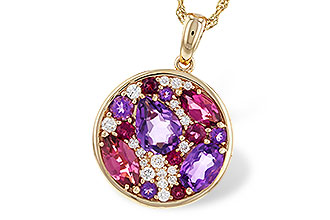 D293-06813: NECK 1.83 TW SEMI-PRECIOUS (P.TOUR, AMY) 2.00 TGW