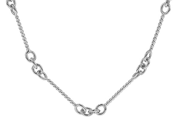 E292-14976: TWIST CHAIN (0.80MM, 14KT, 22IN, LOBSTER CLASP)
