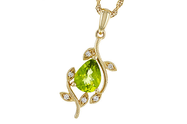 E293-03131: NECKLACE 1.16 PERIDOT 1.21 TGW (8x6MM PER)