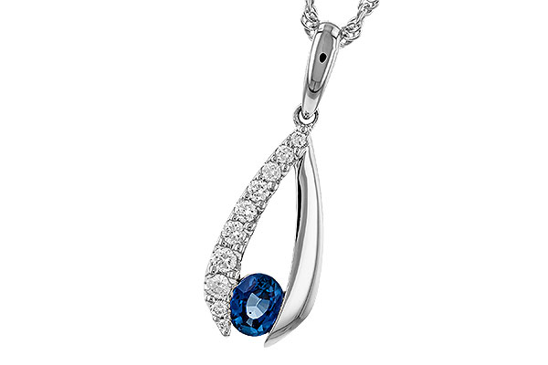 E293-05822: NECKLACE .38 SAPP .54 TGW (5x4 SAPP)
