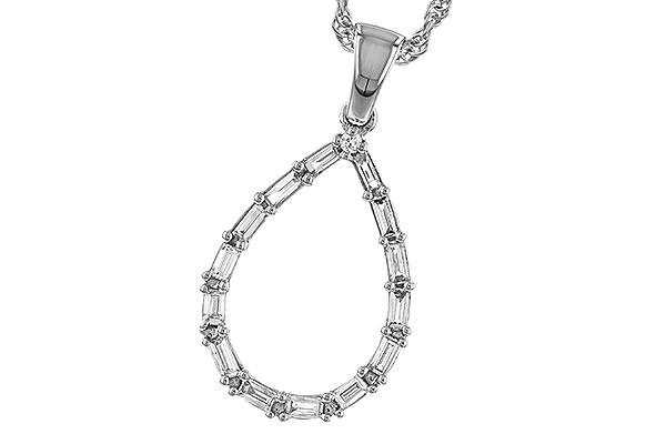 E293-05840: NECKLACE .27 BAG .28 TW