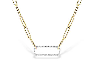 F292-09540: NECKLACE .50 TW (17 INCHES)
