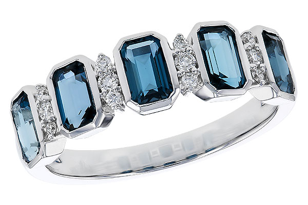 F293-03122: LDS RG 1.46 TW LONDON BLUE TOPAZ 1.58 TGW