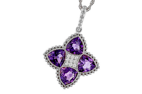 F293-04913: NECKLACE 2.22 AMETHYST 2.28 TGW