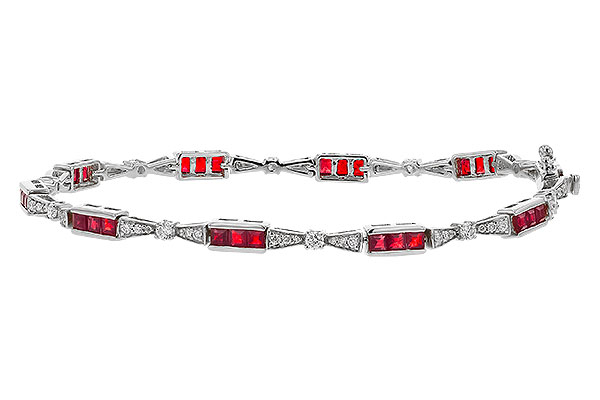 F293-05858: BRACELET 2.05 RUBY 2.70 TGW (7")