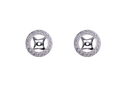 G202-14931: EARRING JACKET .32 TW (FOR 1.50-2.00 CT TW STUDS)