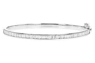 G292-10440: BANGLE 1.02 TW BAGUETTE DIAMONDS