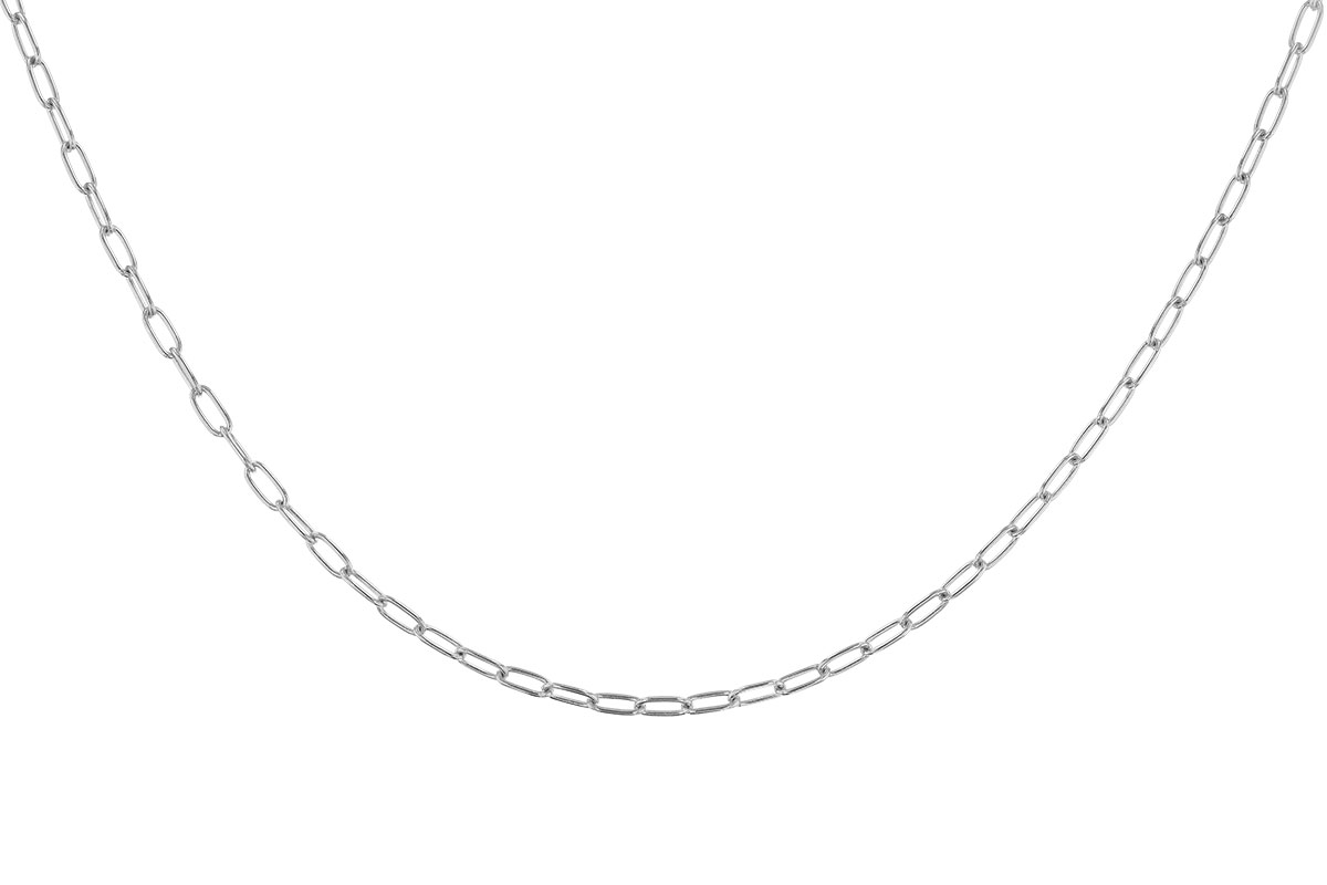 G292-14994: PAPERCLIP SM (8IN, 2.40MM, 14KT, LOBSTER CLASP)