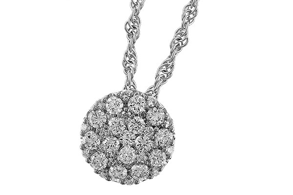 H293-03094: NECKLACE .25 TW