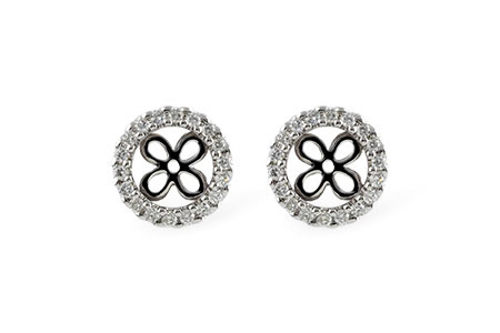 K205-76749: EARRING JACKETS .30 TW (FOR 1.50-2.00 CT TW STUDS)