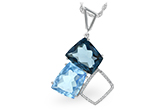 K206-70394: NECK 10.60 BLUE TOPAZ 10.73 TGW