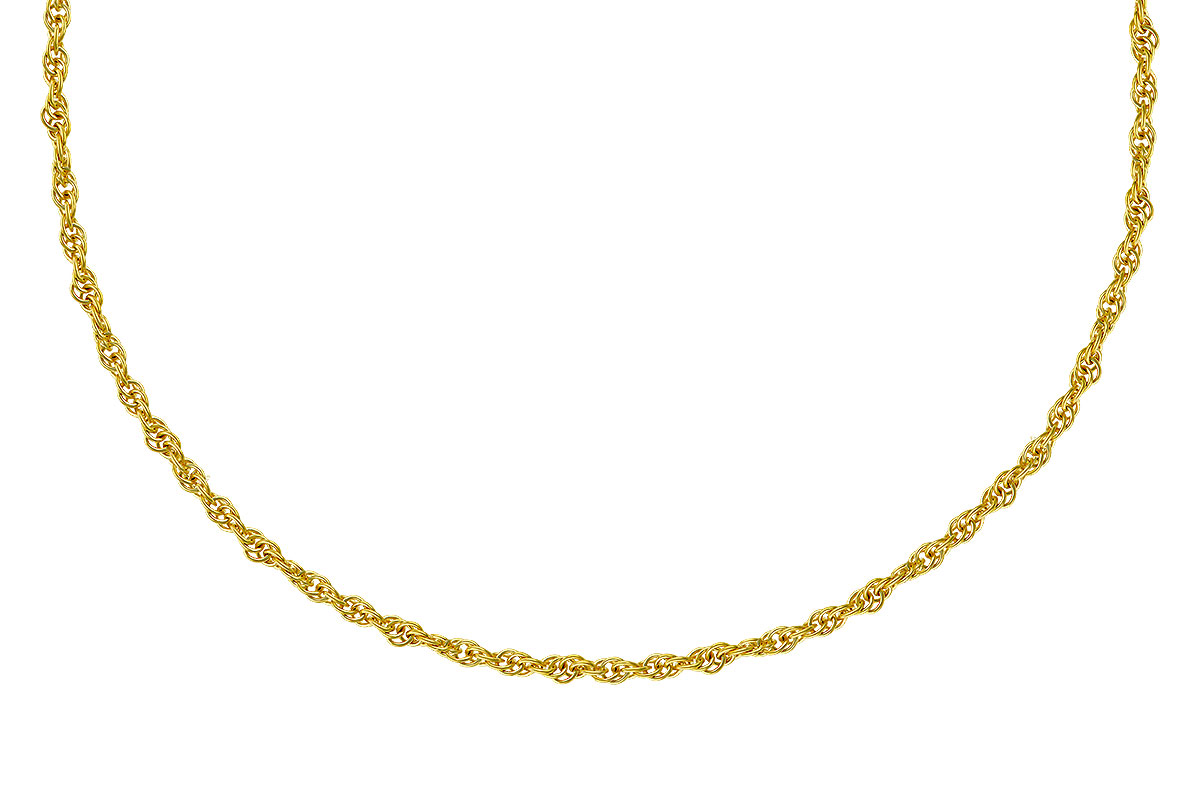 K292-14994: ROPE CHAIN (8IN, 1.5MM, 14KT, LOBSTER CLASP)