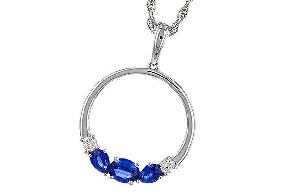 K293-02203: NECKLACE .81 SAPP .91 TGW