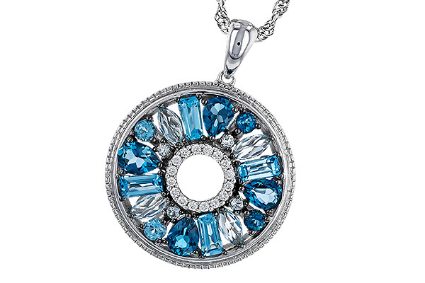 K293-04031: NECKLACE 1.67 BLUE TOPAZ 1.72 TGW