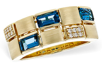 K293-06794: LDS RG .94 LONDON BLUE TOPAZ 1.00 TGW