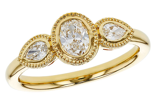 K293-07712: LDS DIA RG .60 TW FANCY CUT DIAMONDS