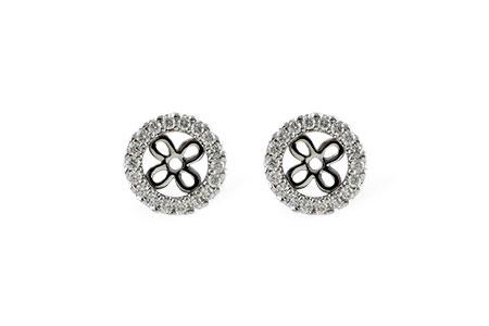 L205-76740: EARRING JACKETS .24 TW (FOR 0.75-1.00 CT TW STUDS)