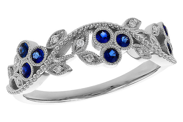 L293-08549: LDS WED RG .23 SAPPHIRE .29 TGW