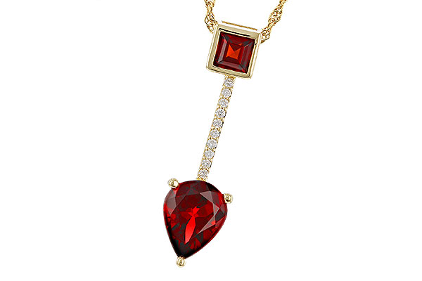 M293-02194: NECKLACE 2.15 GARNET 2.20 TGW