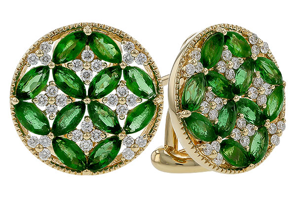 M293-03103: EARRINGS 1.66 TW EMERALD 1.96 TGW