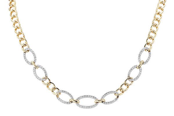 B292-11313: NECKLACE 1.12 TW (17")(INCLUDES BAR LINKS)